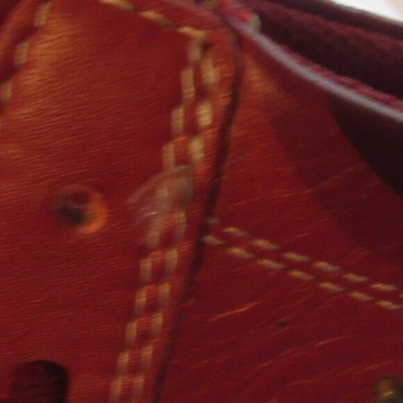 Sketchers Red Leather Women's Lace Up Ankle Boots, Size 7  F228 - Picture 8 of 8